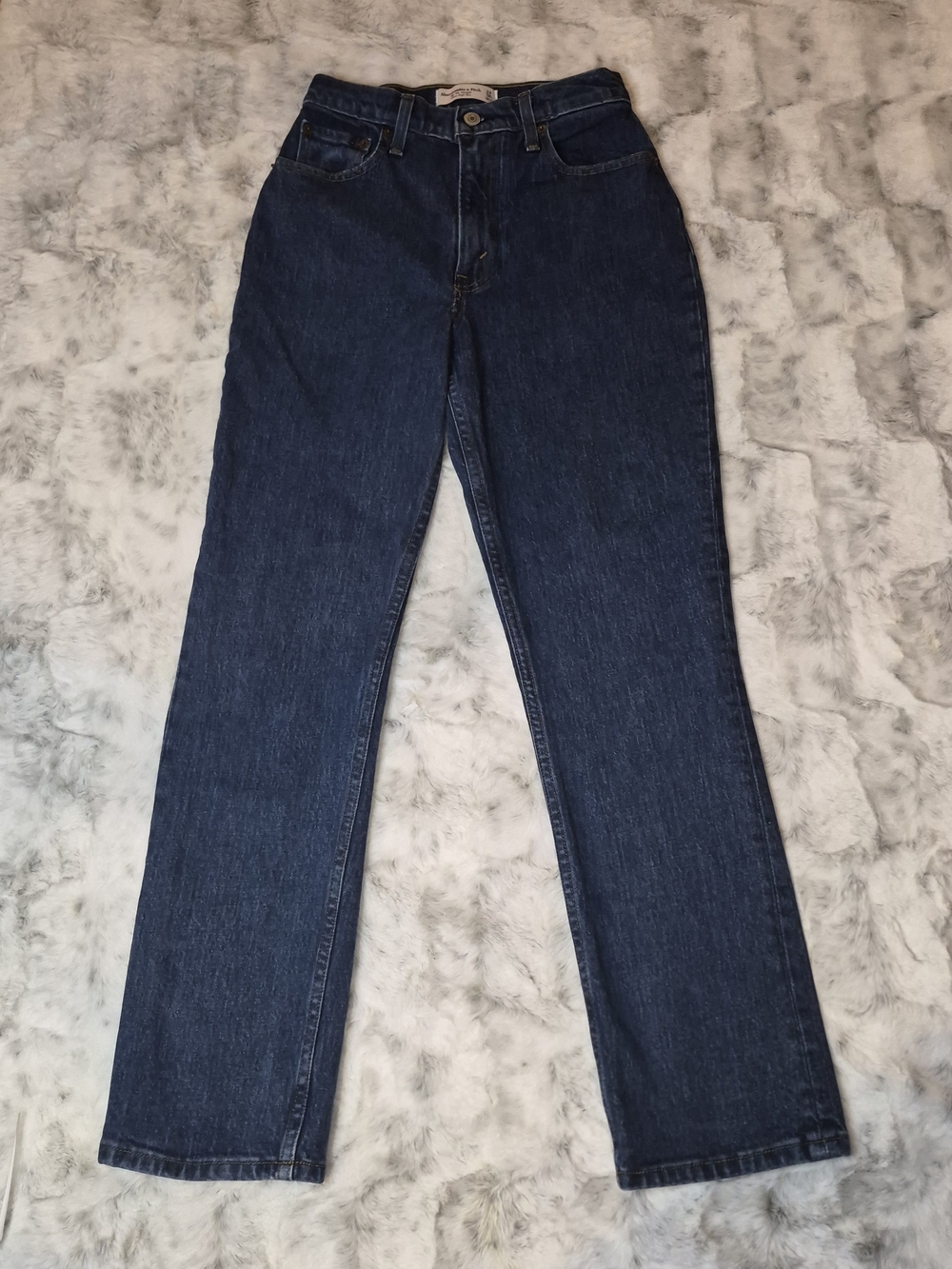 Abercrombie & Fitch Curve Love '90s Straight Ultra High Rise Jeans - Size 24/00S